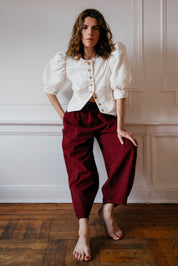 Smith Puff Jacket - Cream, view 3