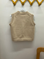 Shape Cotton Vest - Oatmeal