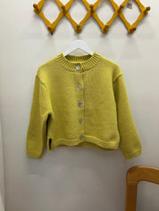 Shiloh Cotton Cardigan - Lemon