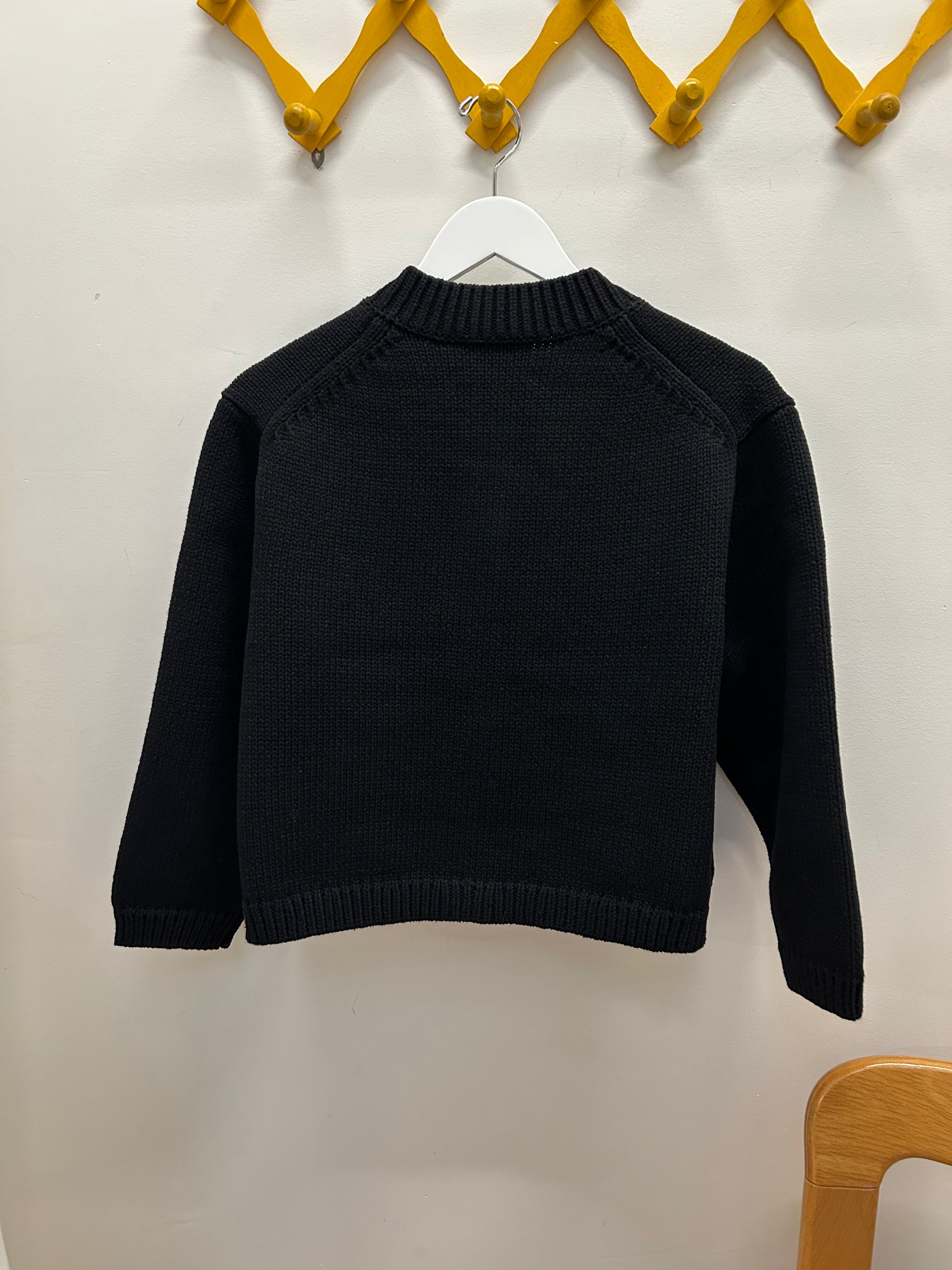 Shiloh Cotton Cardigan - Black – Nikki Chasin