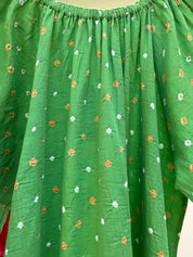 Tie Dye Ballad Dress - Green Dot