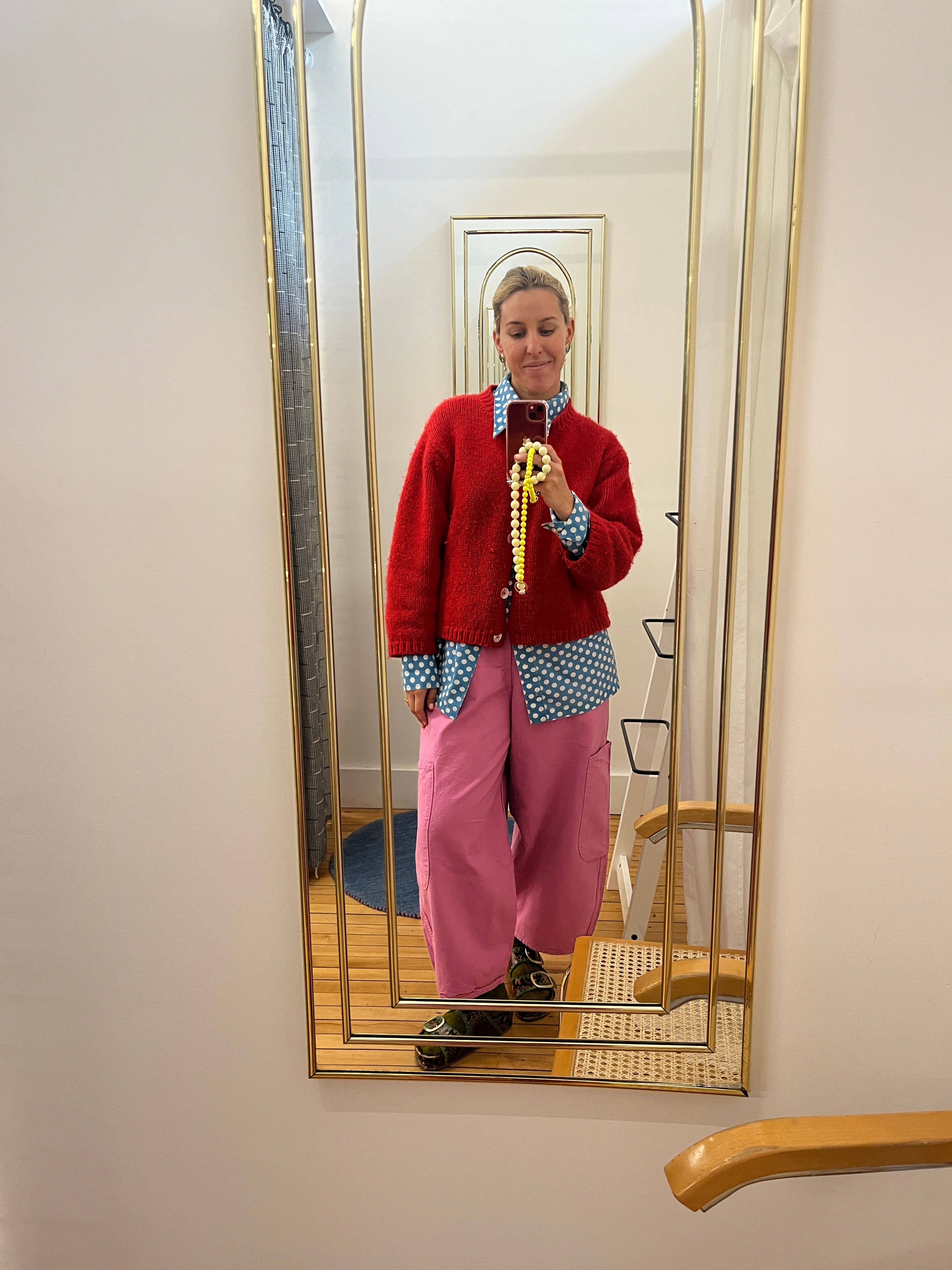 Chef Pants - Donut Box Pink
