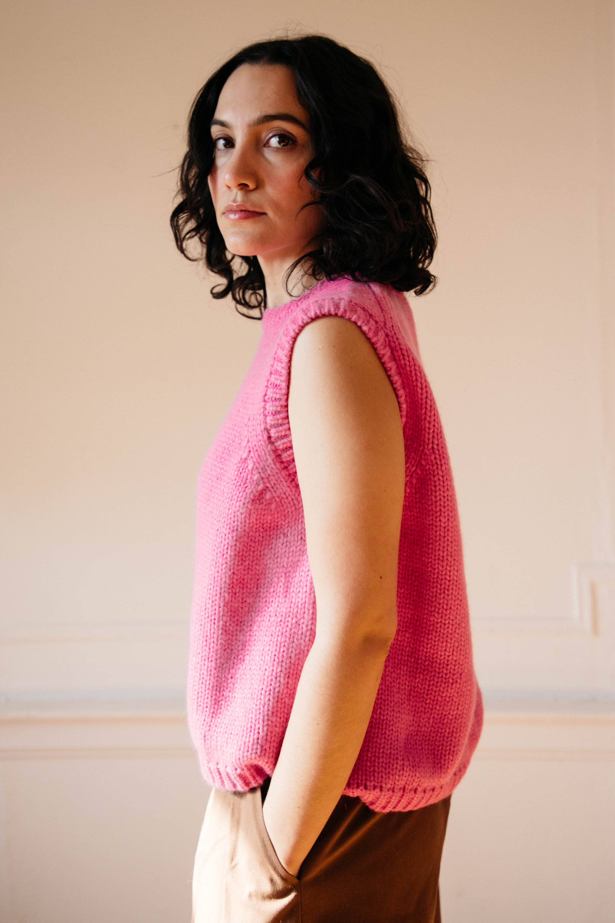 Sabine Sweater Vest- Dollhouse – Nikki Chasin