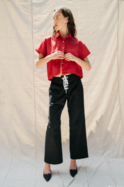 Corso Buttondown - Cherry Moire