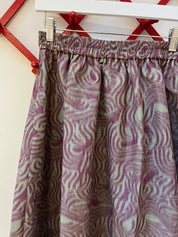 Play Skirt - Green/Burgundy Swirl