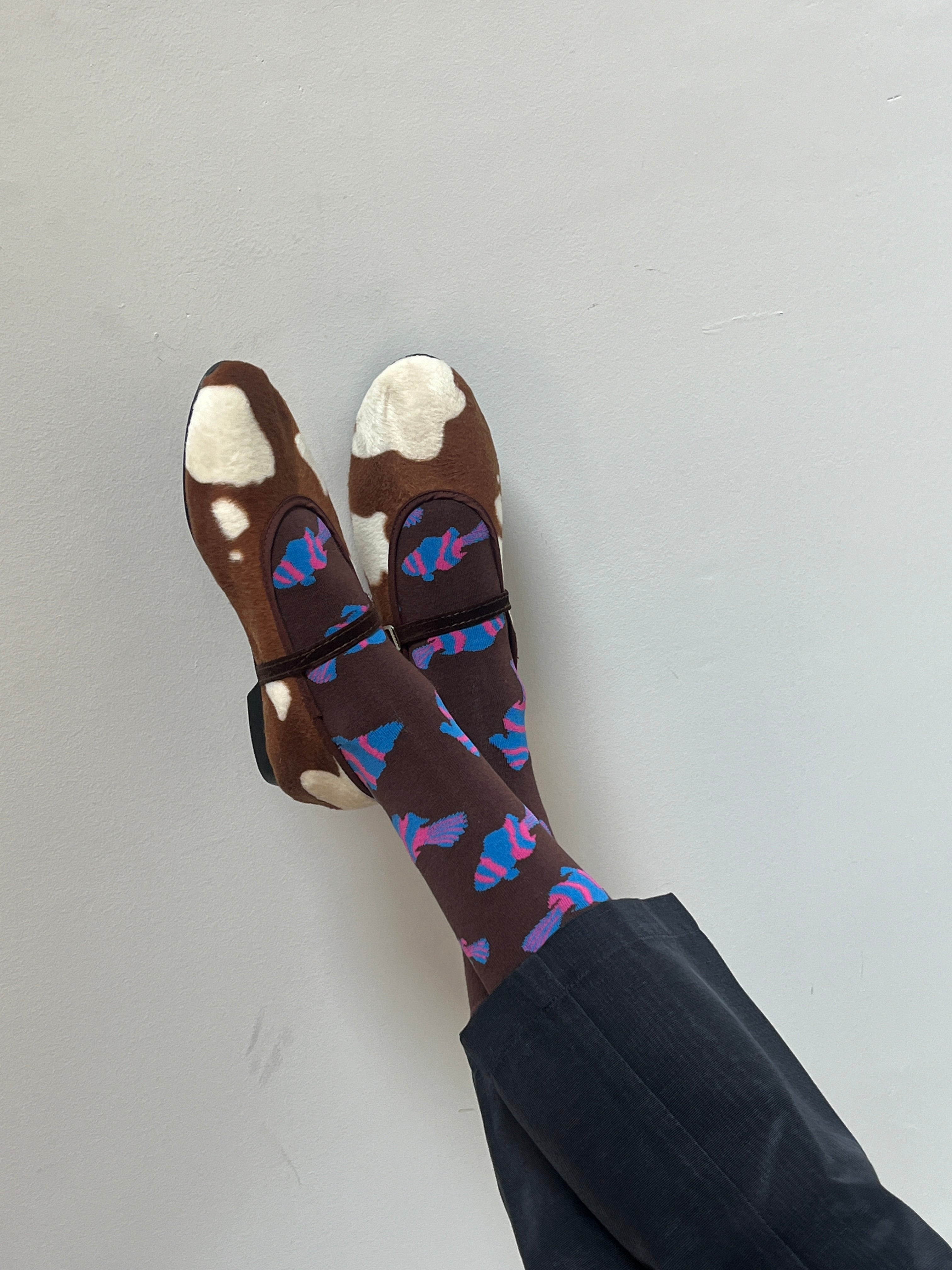 Sauntering Socks - Chocolate Fish