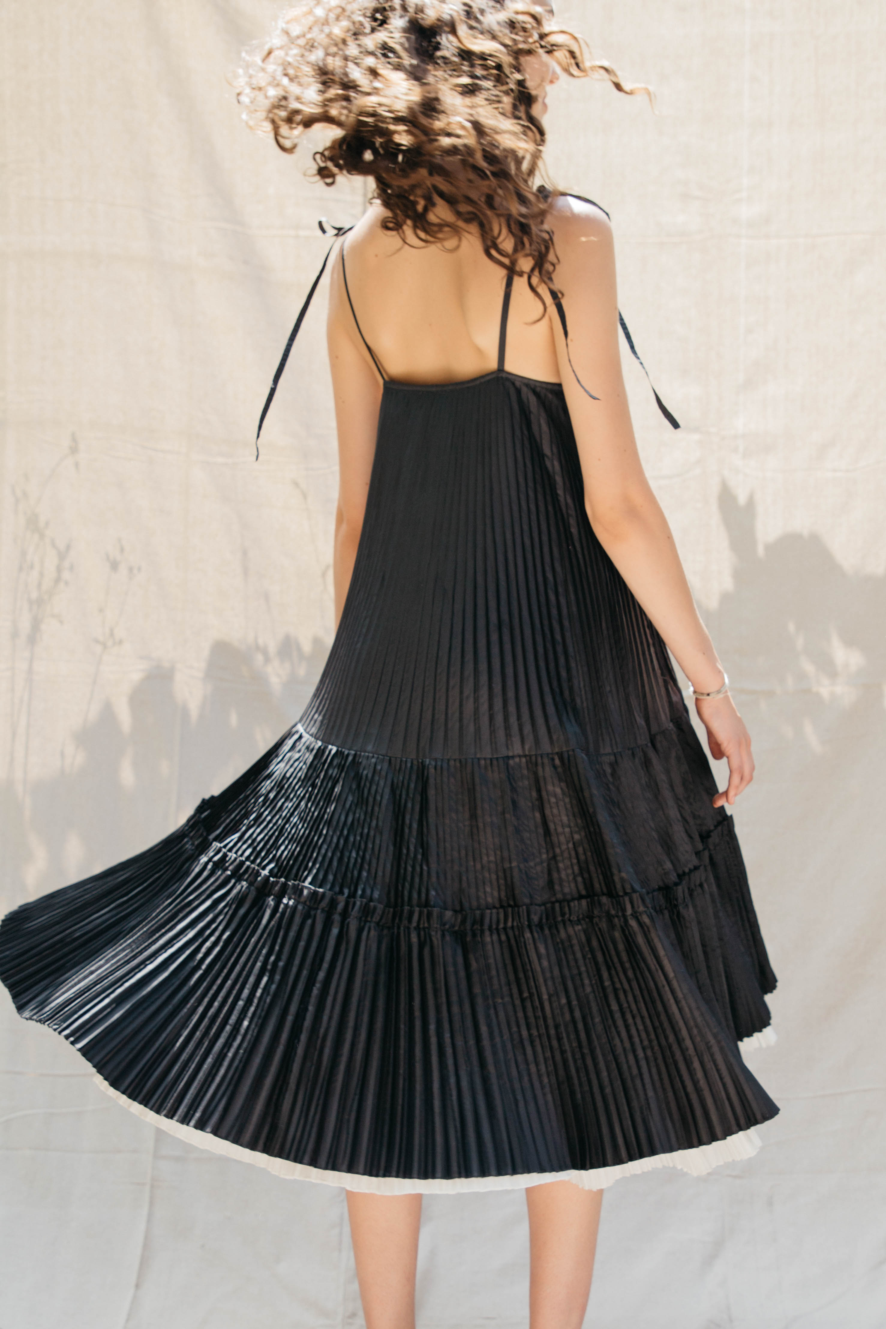 Octave Dress - Black/Ivory