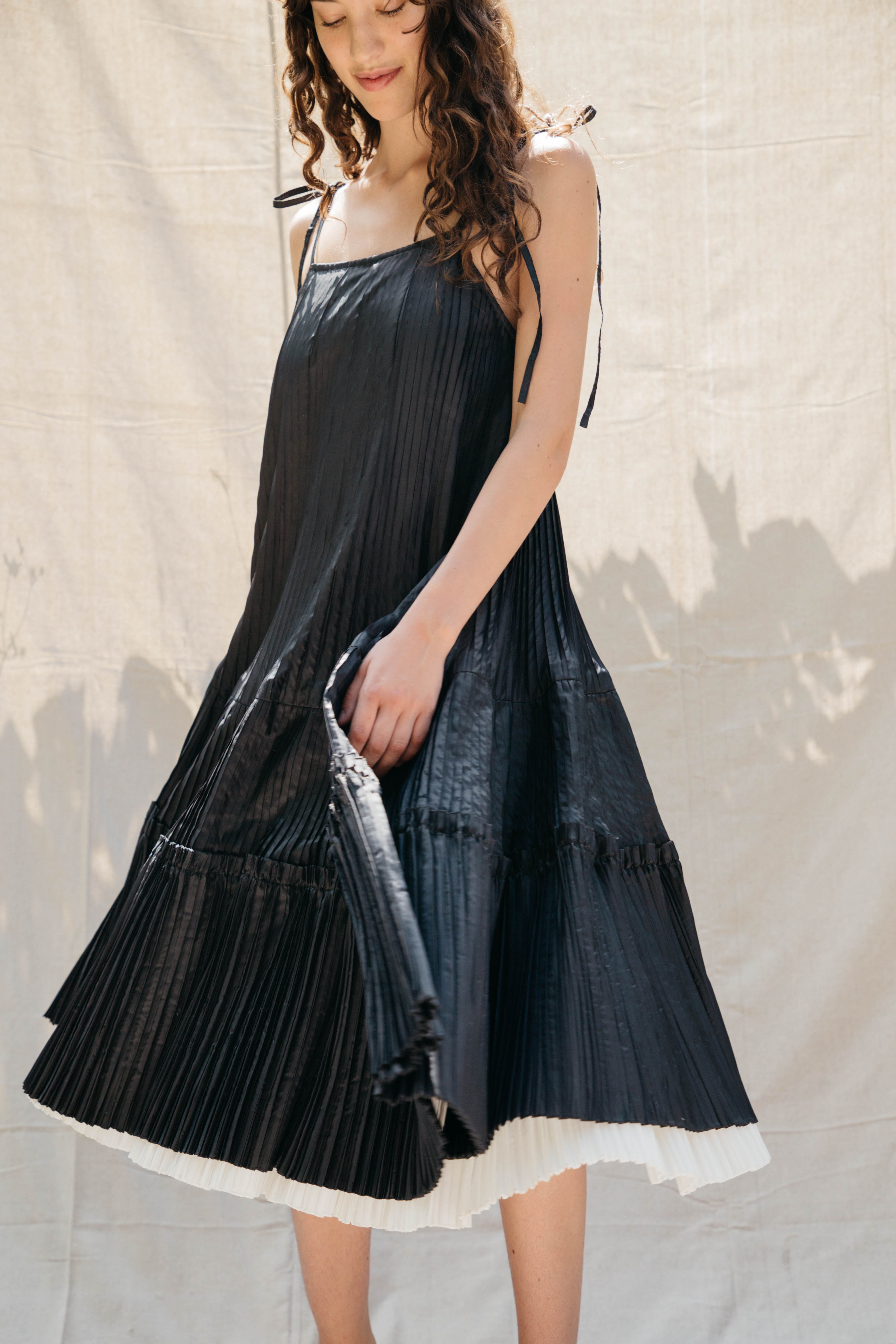 Octave Dress - Black/Ivory