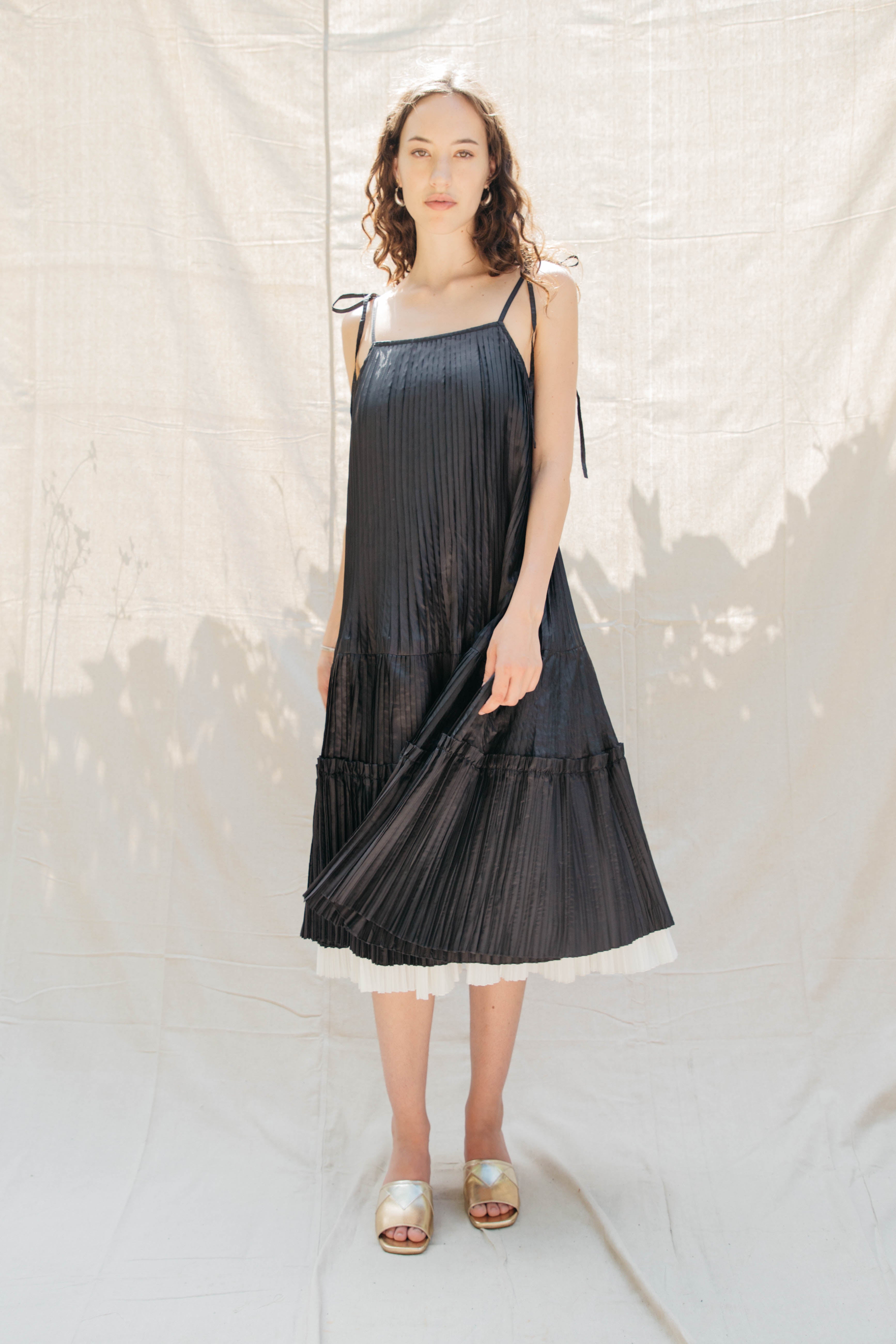 Octave Dress - Black/Ivory