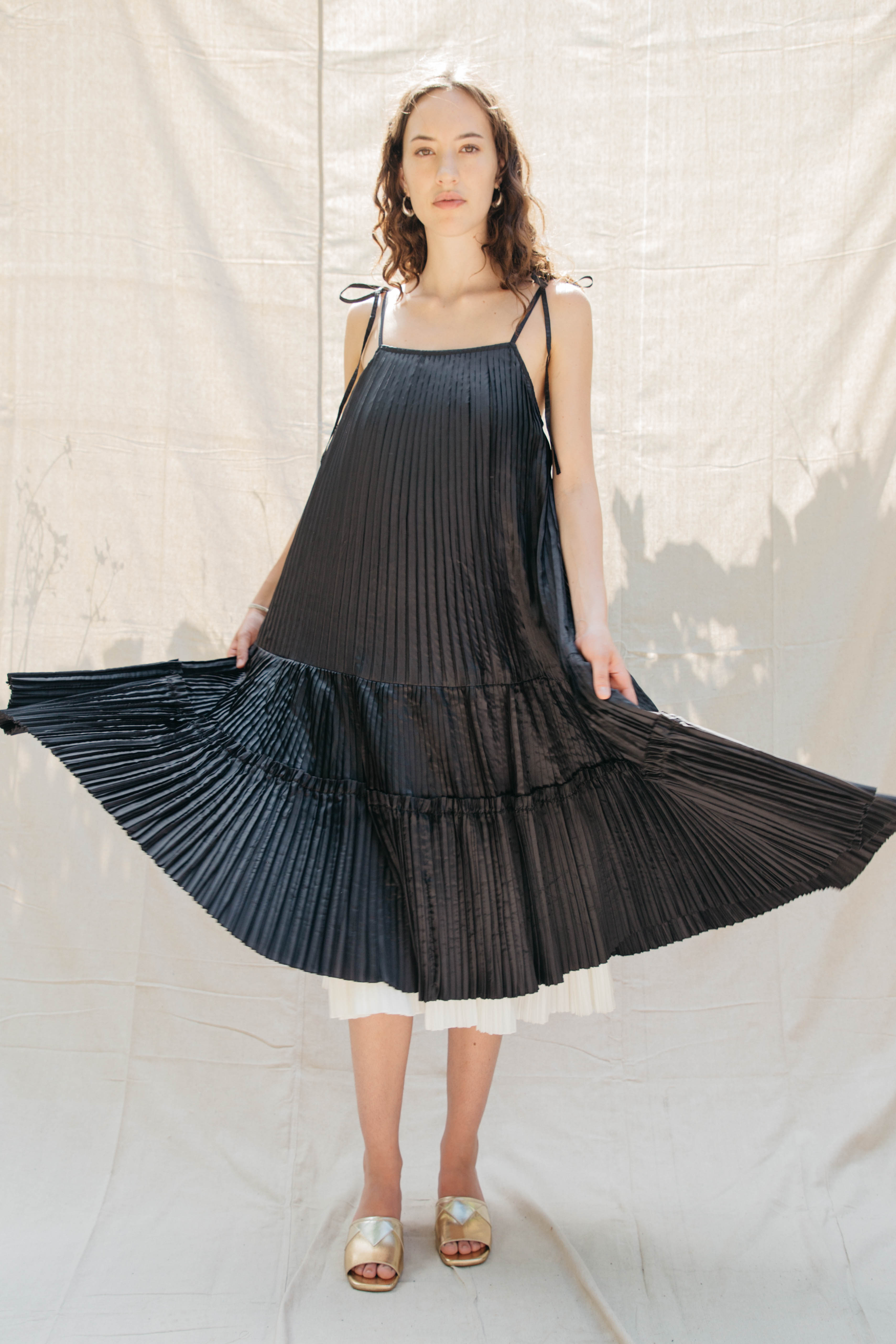 Octave Dress - Black/Ivory