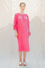 Tie Dye Ballad Dress - Pink Dot