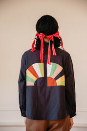 Alpha Buttondown Fan Patch - Navy