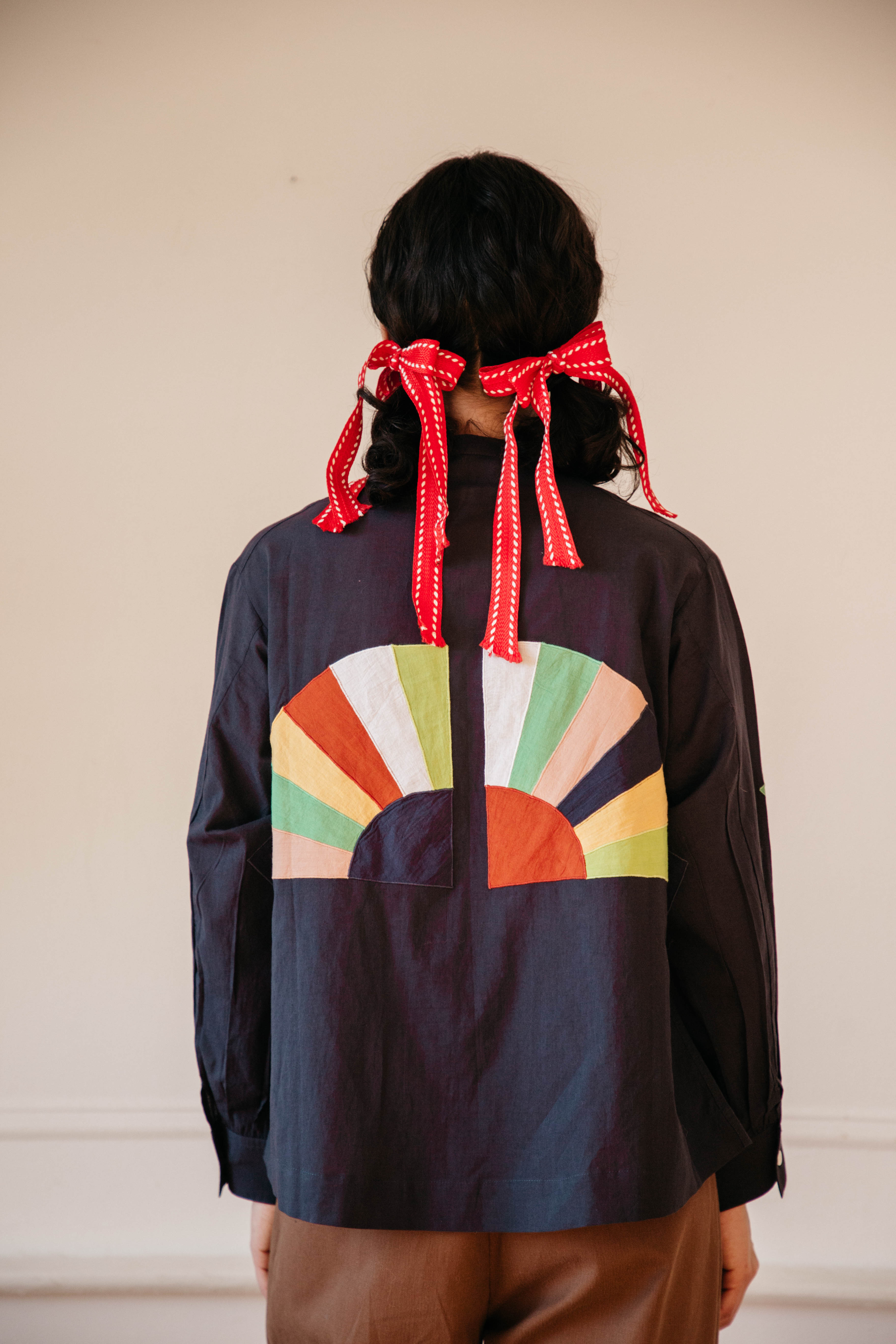 Alpha Buttondown Fan Patch - Navy