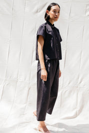 Corso Buttondown - Black Moire