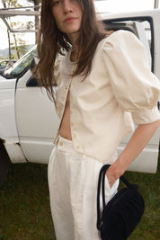 Smith Puff Jacket - Cream, view 7