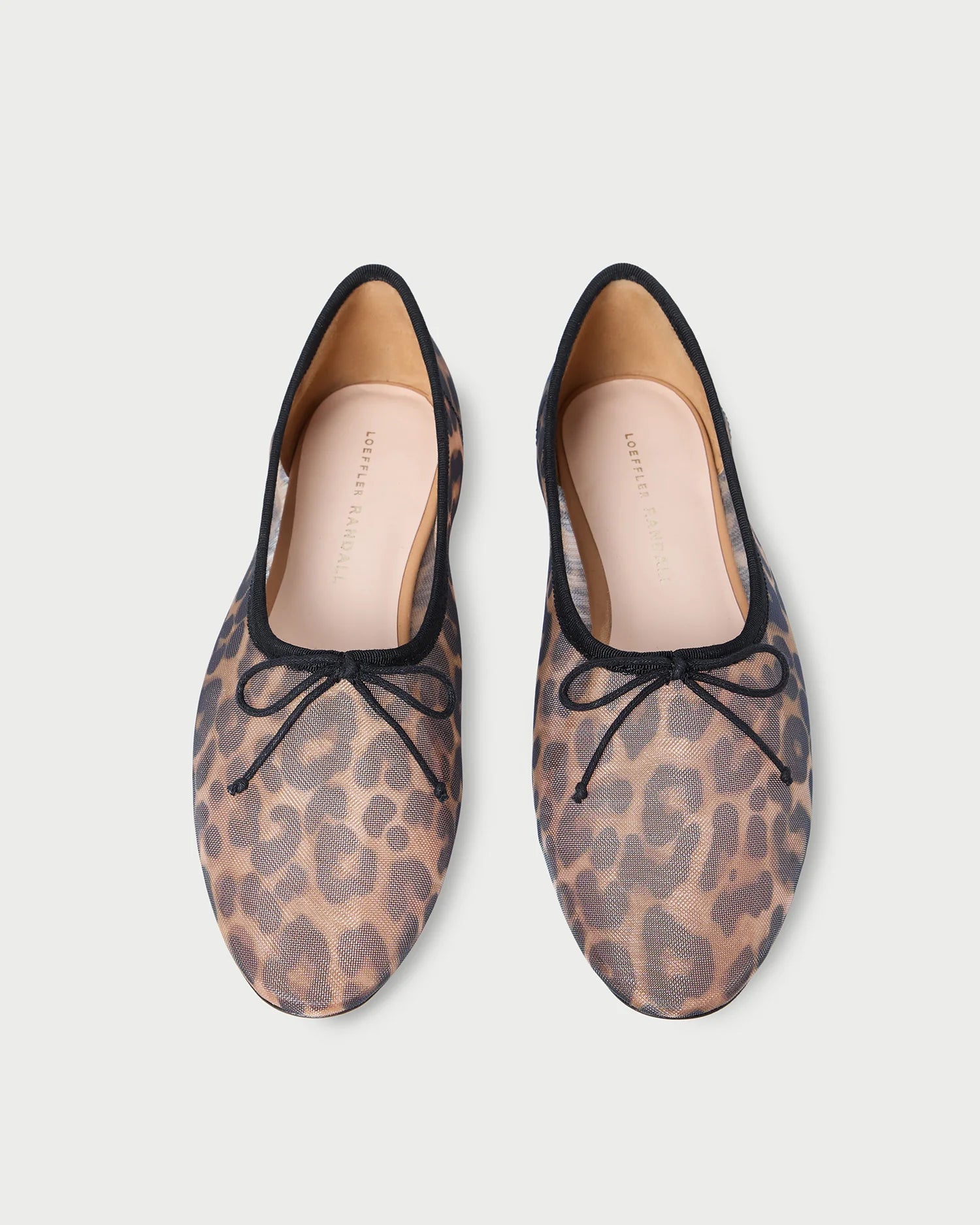 Landon Leopard Mesh Ballet Flat – Nikki Chasin - Main Image