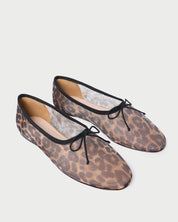 Landon Leopard Mesh Ballet Flat