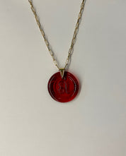 Zodiac Pendant Necklace - Garnet