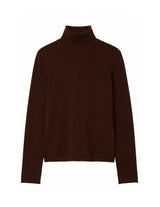 Lula Merino Turtleneck - Chocolate