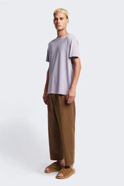 Boulder Pleat Pant - Olive Brown