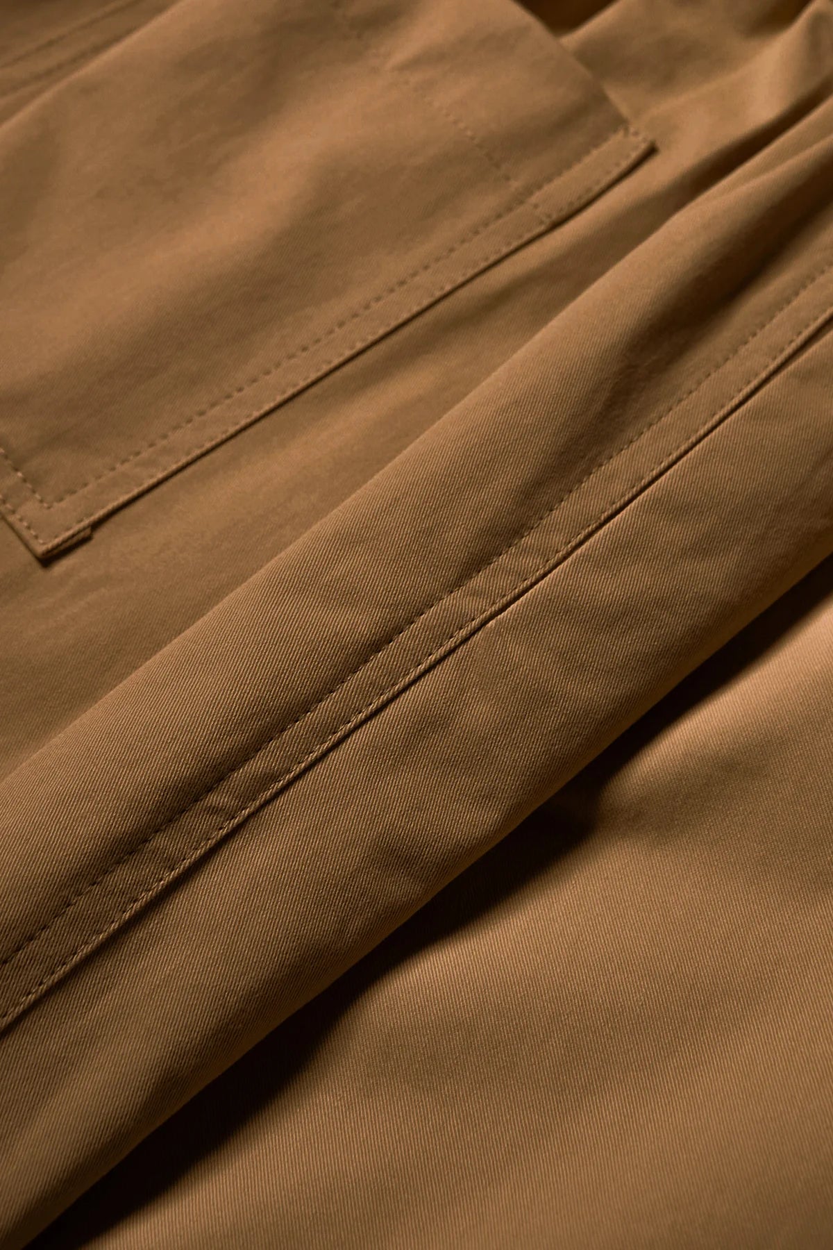 Boulder Pleat Pant - Olive Brown