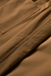 Boulder Pleat Pant - Olive Brown