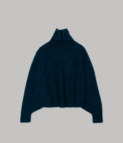 Mohair Highneck - Midnight Blue