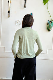 Lula Merino Turtleneck - Sage