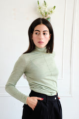 Lula Merino Turtleneck - Sage