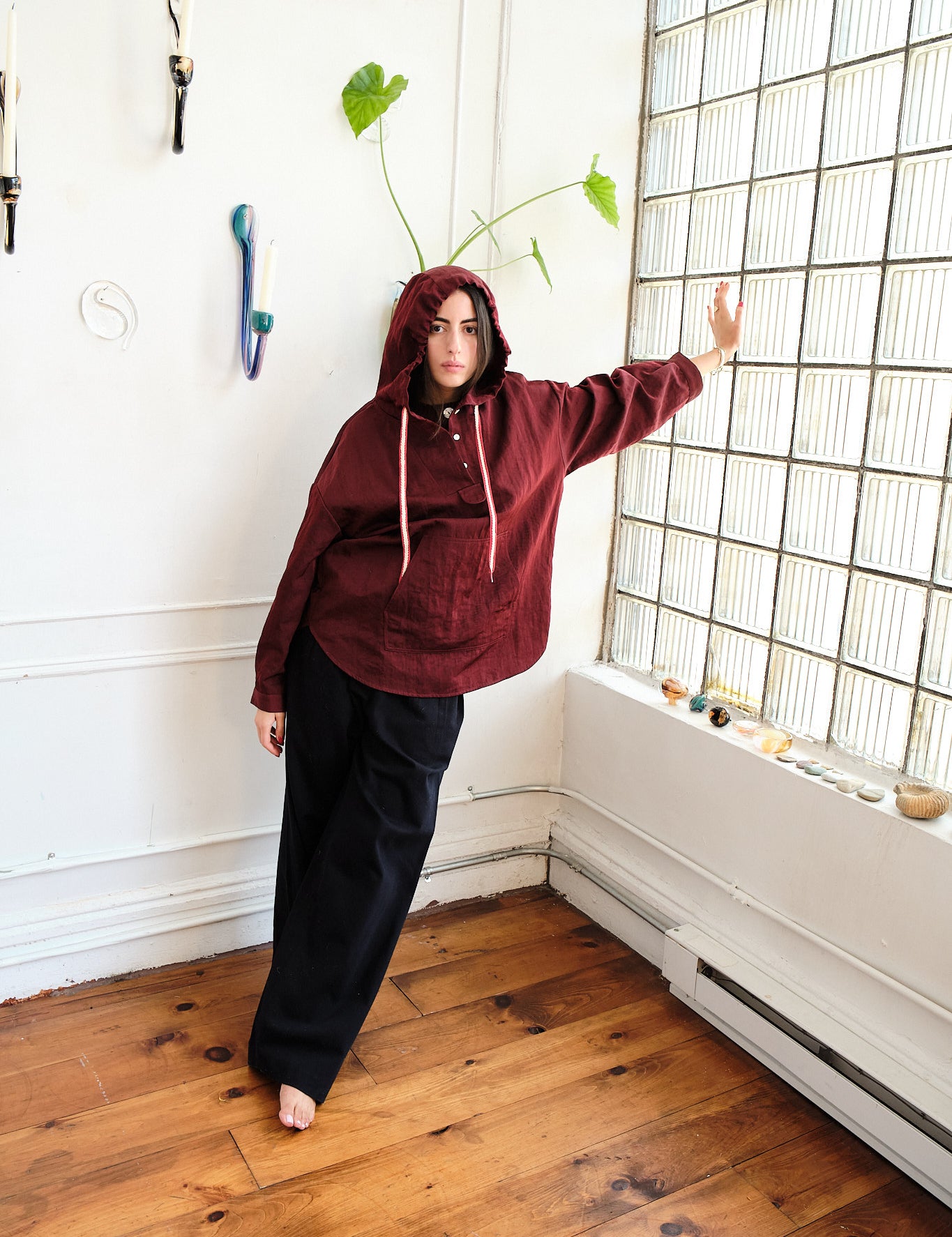 Tramontana Anorak - Oxblood, view 4