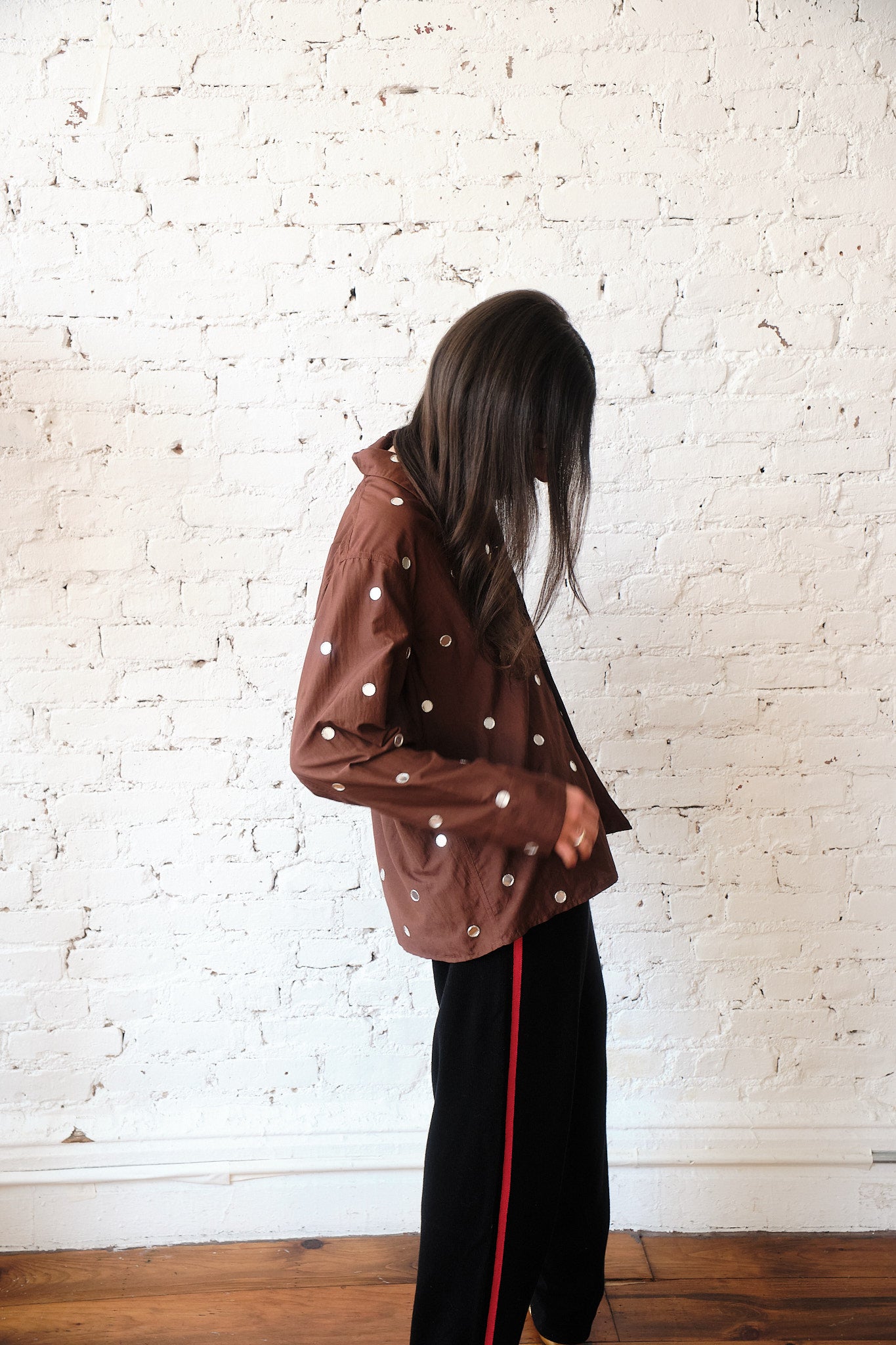 Homer Mirror Buttondown - Chocolate