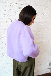 Sheba Cardigan Sweater - Lilac