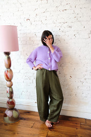 Sheba Cardigan Sweater - Lilac