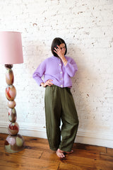 Sheba Cardigan Sweater - Lilac