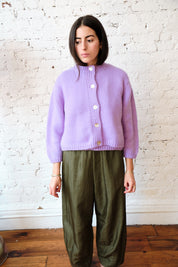 Sheba Cardigan Sweater - Lilac