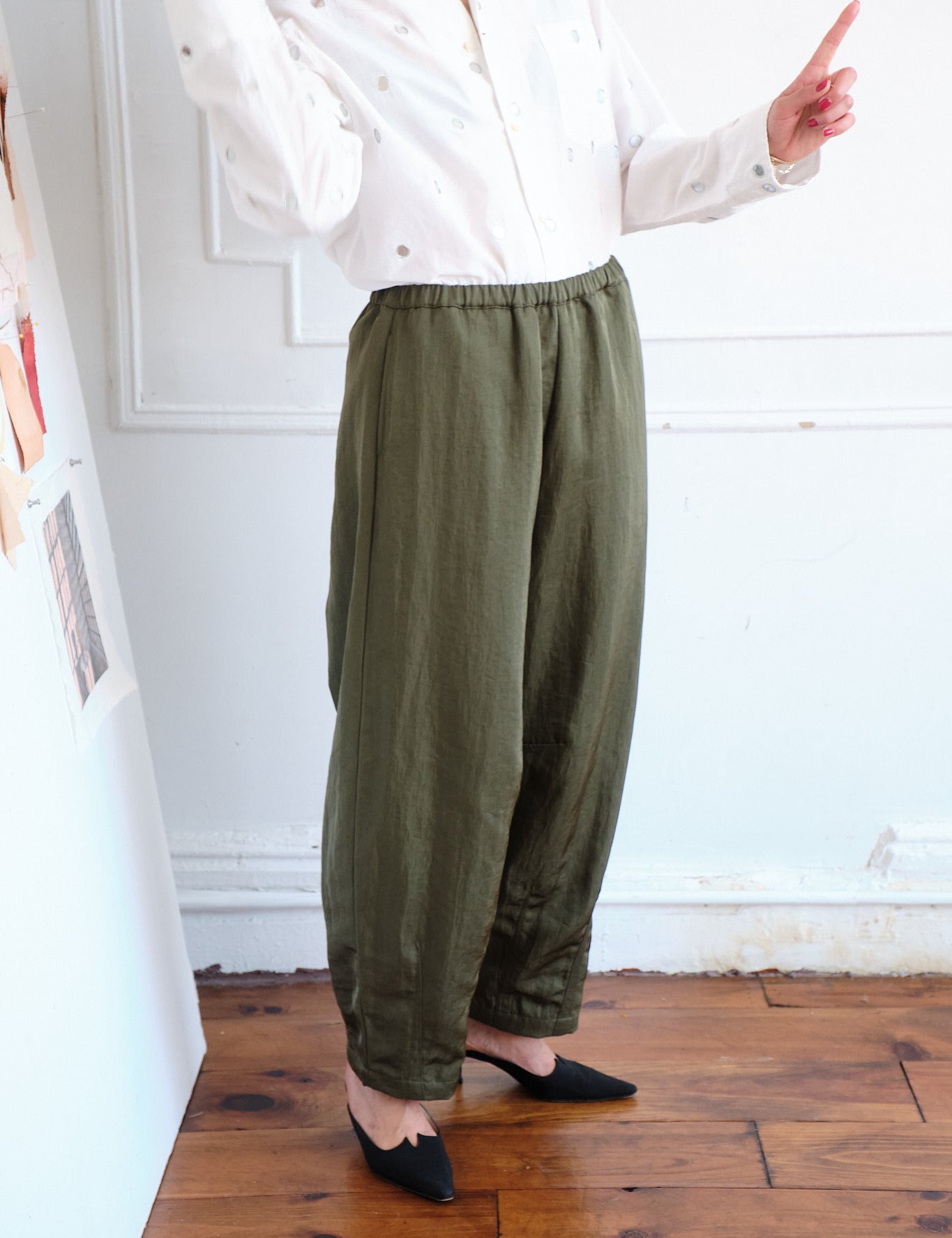 Contessa Pant - Artichoke, view 2