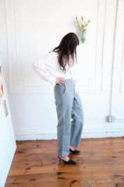 Lasso Lace Up Pant - Marine Twill