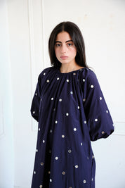Ballad Mirror Dress - Navy