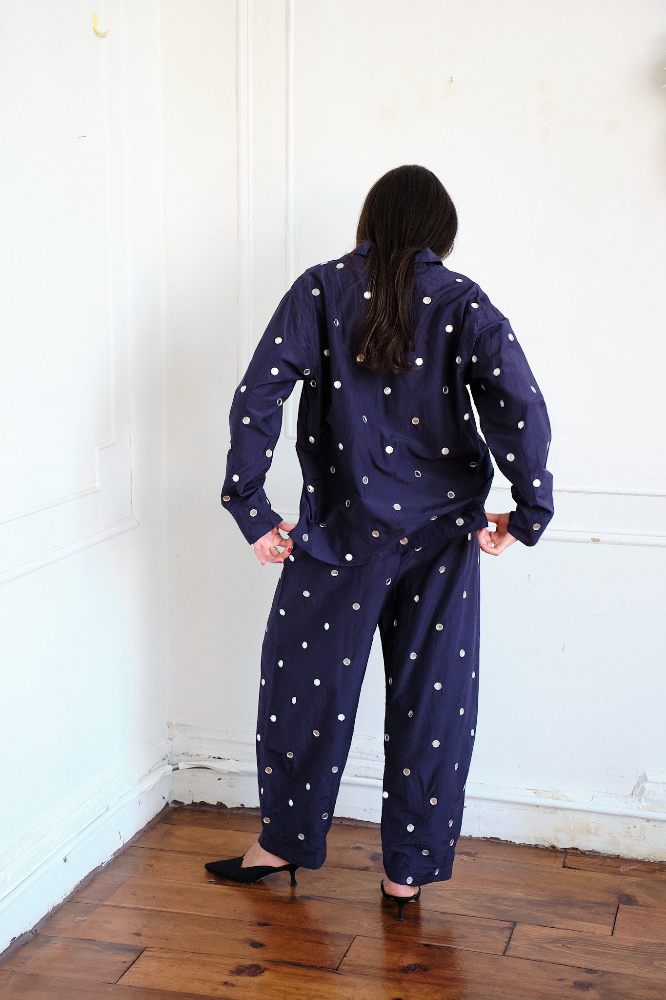 Homer Mirror Buttondown - Navy