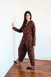 Contessa Mirror Pants - Chocolate