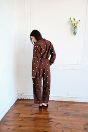 Contessa Mirror Pants - Chocolate
