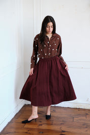 Play Skirt - Oxblood