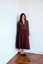 Play Skirt - Oxblood