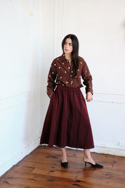 Play Skirt - Oxblood