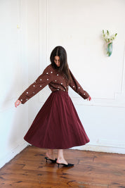 Play Skirt - Oxblood