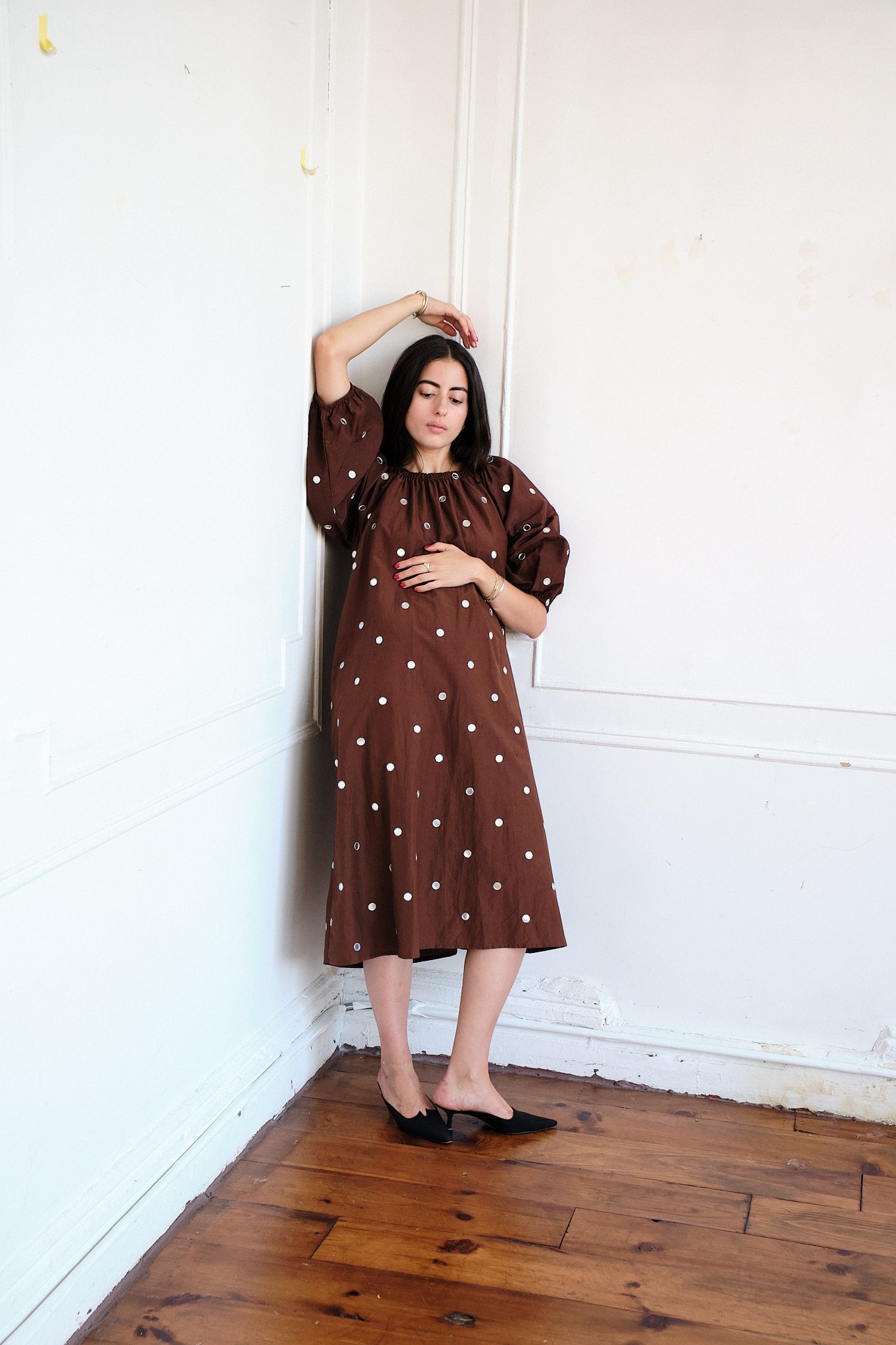 Ballad Mirror Dress - Chocolate