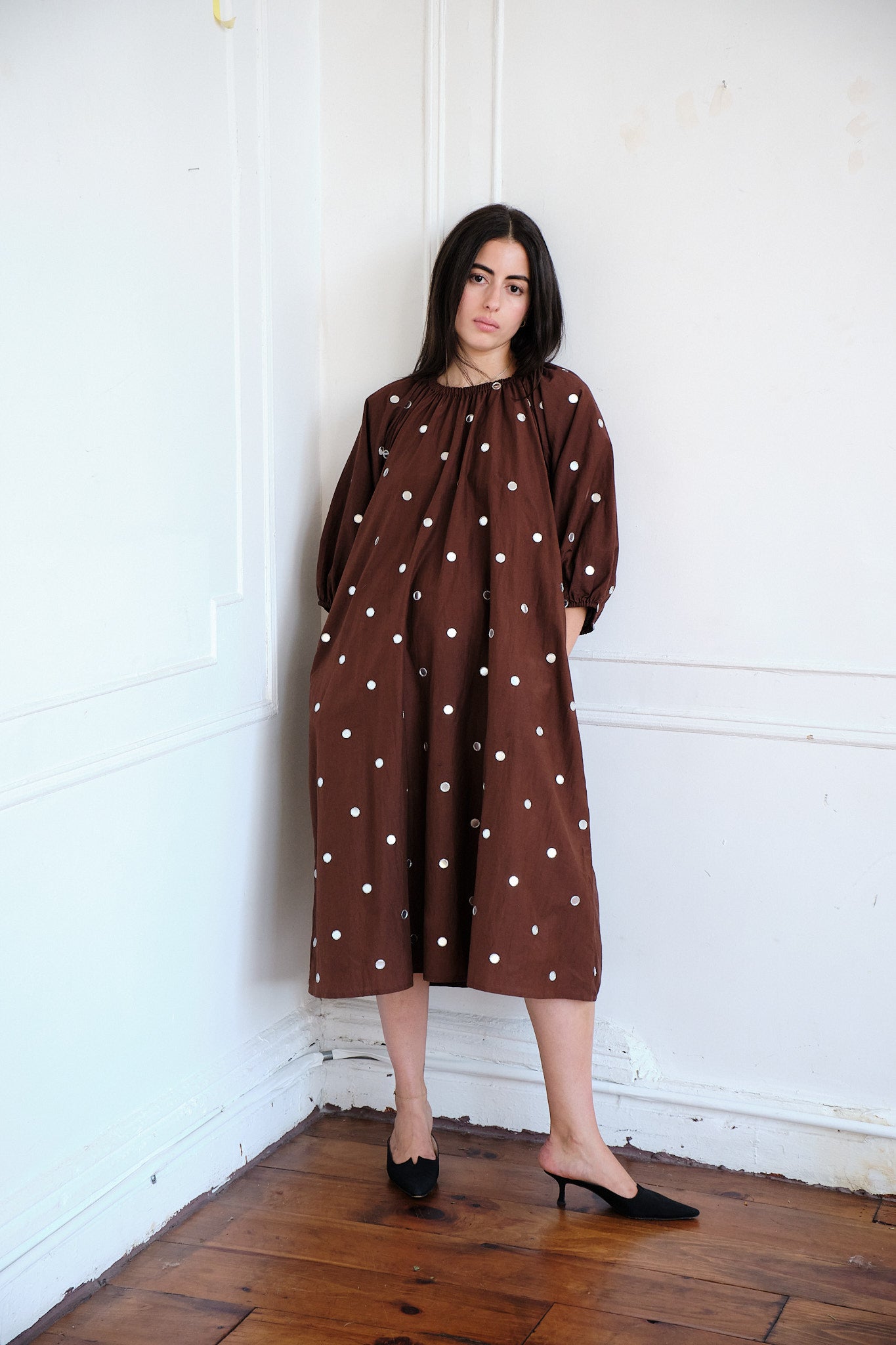 Ballad Mirror Dress - Chocolate