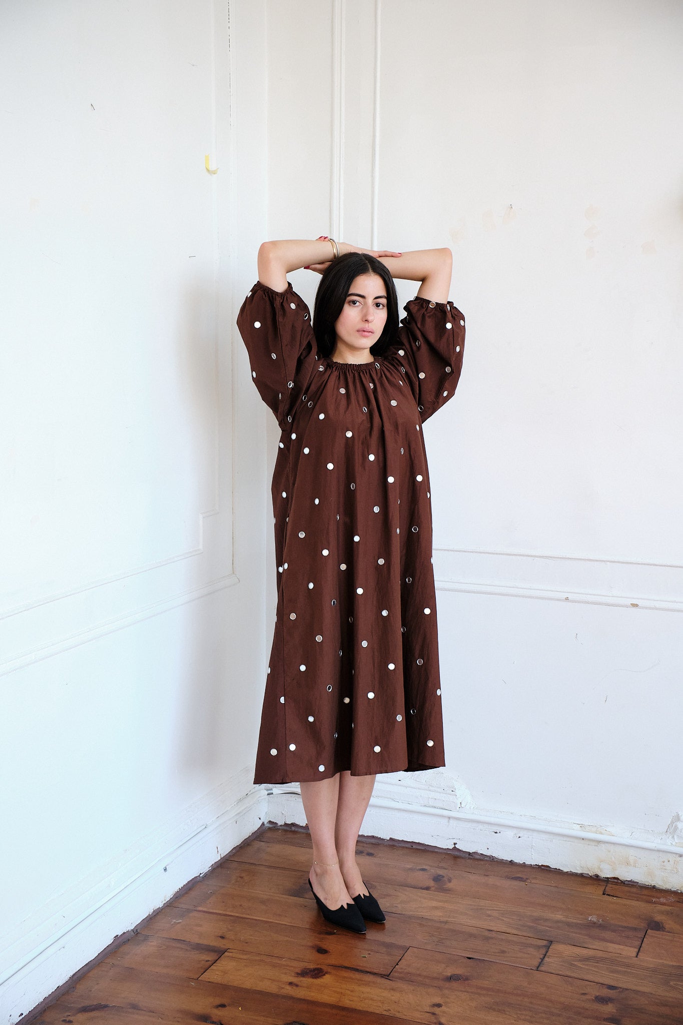 Ballad Mirror Dress - Chocolate