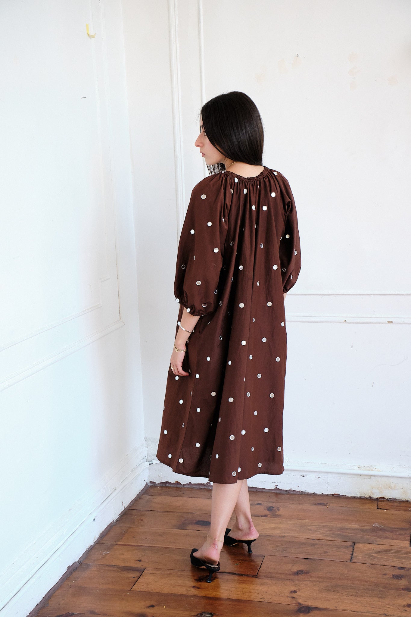 Ballad Mirror Dress - Chocolate