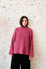 Sy Tweed Pullover - Pink